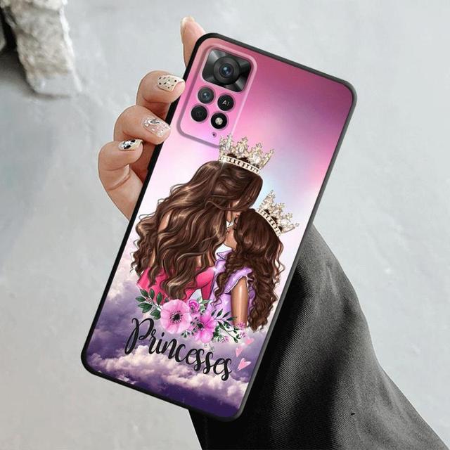 Husa de telefon pentru Xiaomi Redmi Note 12 11t 11s 11 10 8 Pro 9 9s 9t 8t pentru Mi 10 8 9a 9c 10c K40 Moda Femeie Fata Super Mama Bebeluş