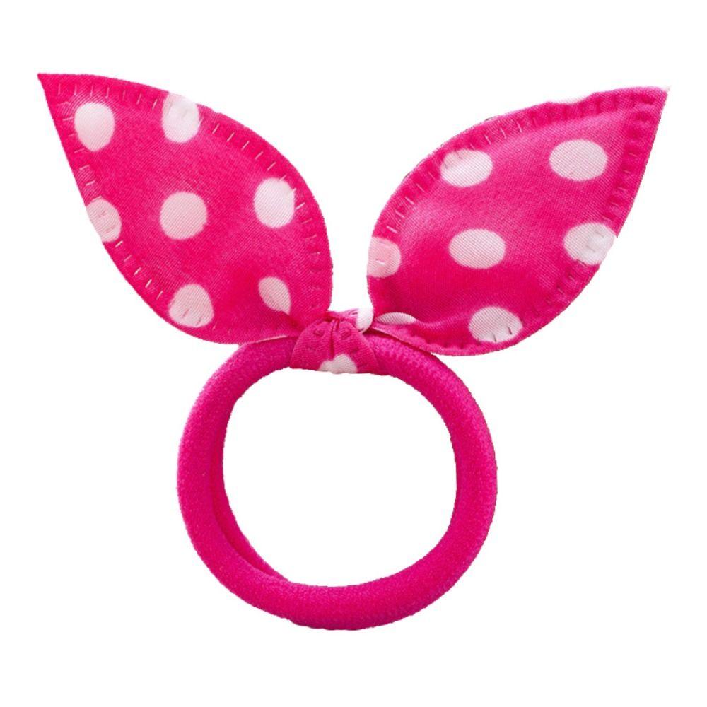 1/10PCS Hair Accessories Bunny Ears Hair Ropes Head Dress Ponytail Holder Lovely Rubber Band Women