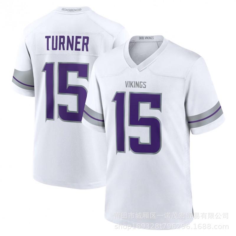 Minnesota Vikings Football Jersey 19 Thielen 15 18 Jefferson 8 Mens Sports