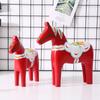 Decoración de Caballo de Madera con Arte Hecho a Mano para el Hogar Sala de Estar Regalo para Celebraciones