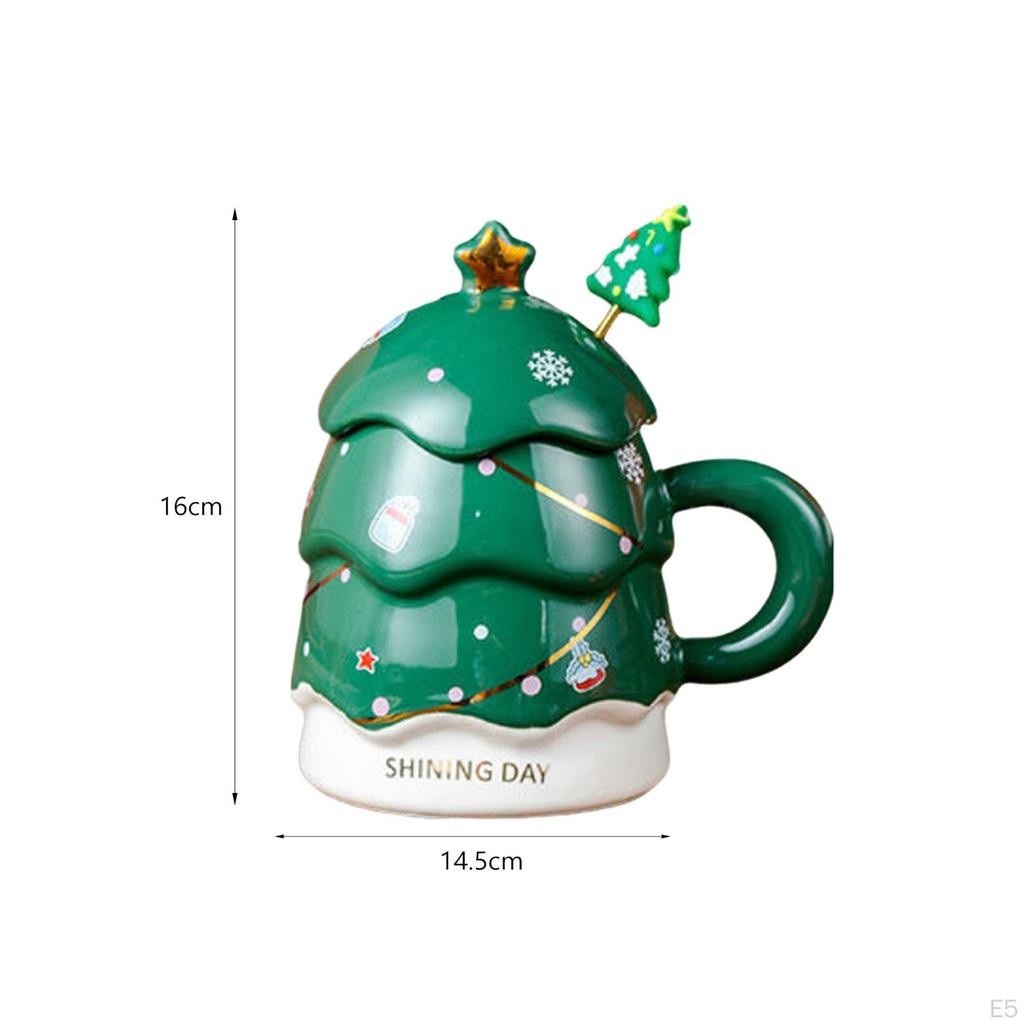 Christmas Ceramic Coffee Mug, Morning Creative Tea Storage, Water Cups for