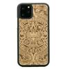 Wooden Case for iPhone 11 PRO Aztec Calendar Aniegre