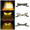 Motorcycle License Plate Screw Light with Demon Eye Shape Rear Taillights