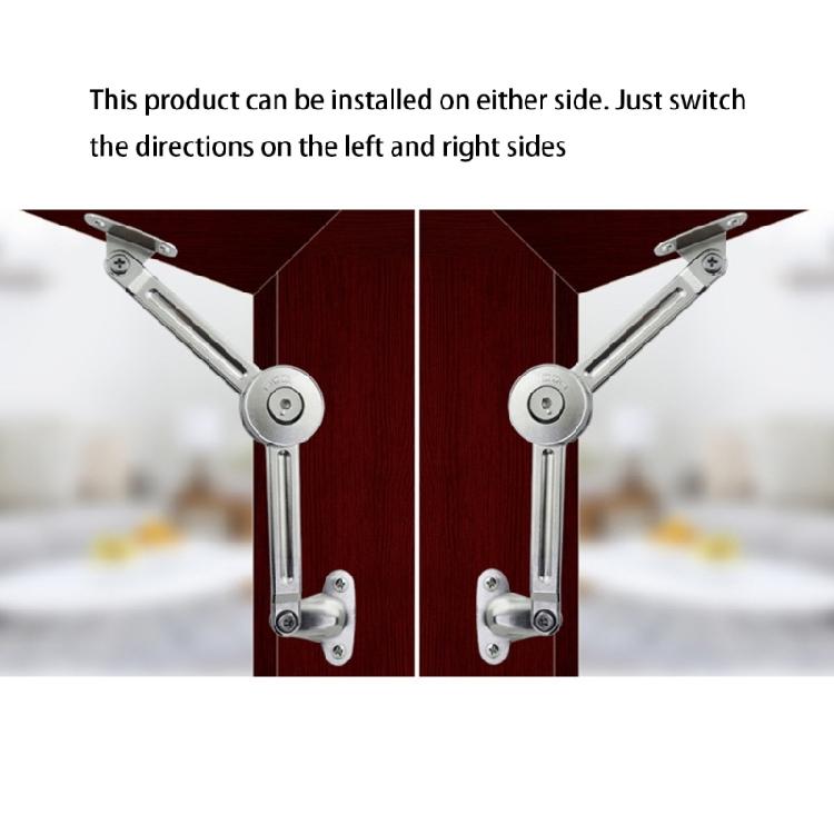 Sturdy Zinc Alloy Soft Close Hinges Accessory for Toy Box Chest Adjustable Lid Stay Tension Safe Smooth Closures 2PCS