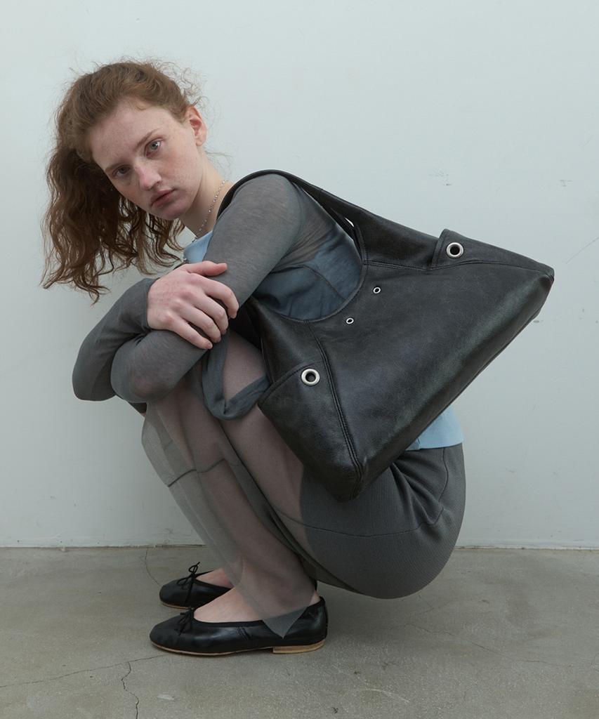 Trimarch Vintage Big Shoulder Bag / Black