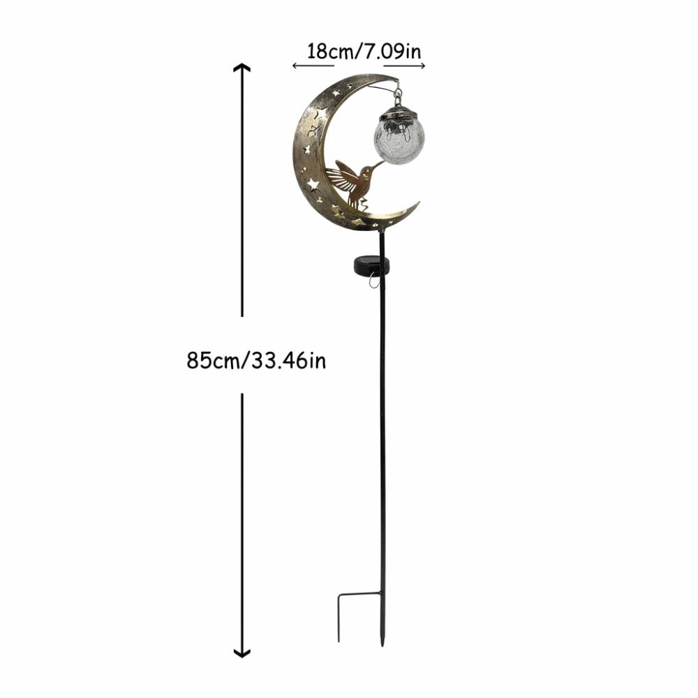 Hanging Design Garden Light Solar Powered Garden Stake Light Decorative Landscape Lamp  Lawn Patio