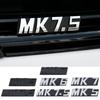 AABKY1 1pc 3D Metal MK5 MK6 MK7 MK7.5 Badge Emblem Car Sticker Front Grille Decor Decals For Volkswagen VW Jetta Touran POLO Golf 5 6 7
