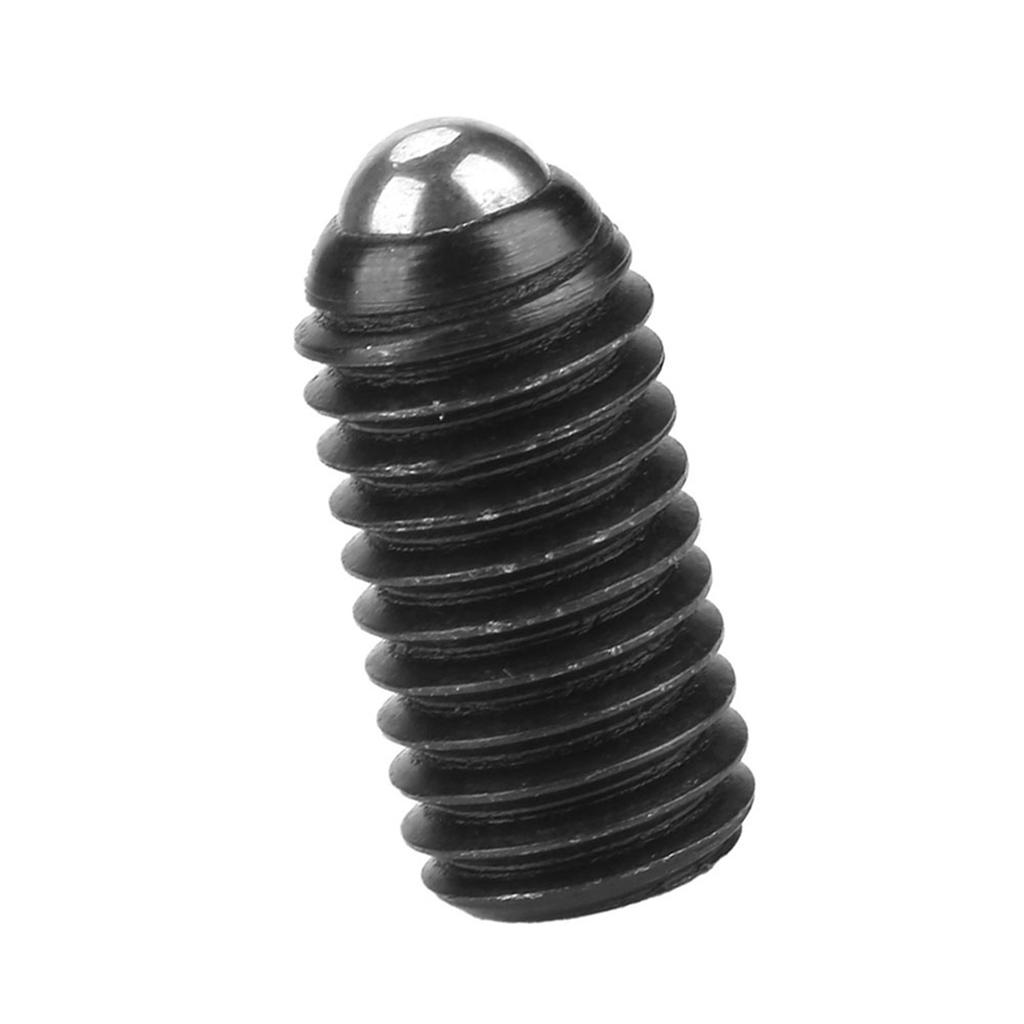 10pcs M8 Screw Thread Hex Socket Carbon Steel Spring Plungers Set (M8*12)
