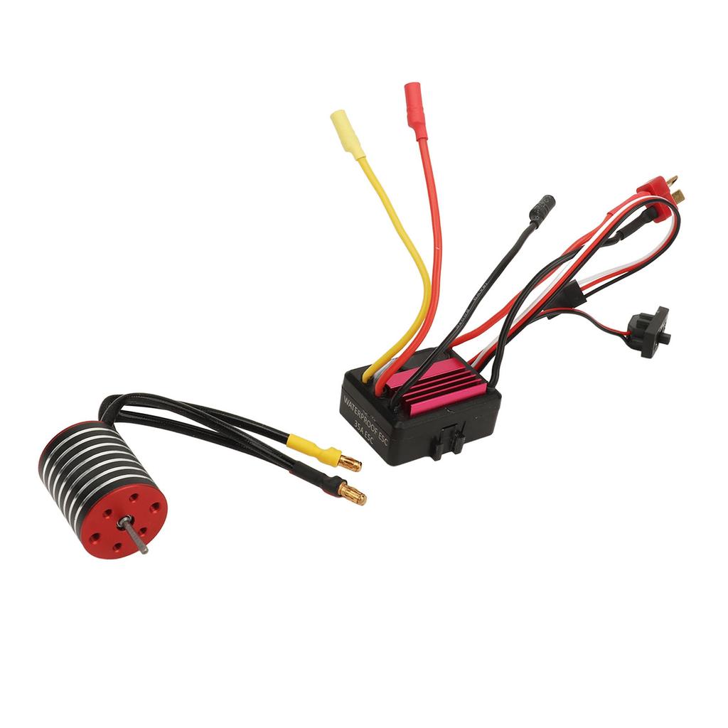 2430 Brushless Motor 35A Brushless ESC Accurate Brushless Motor ESC Set for Traxxas 1 16 1 18 RC Car 6300KV