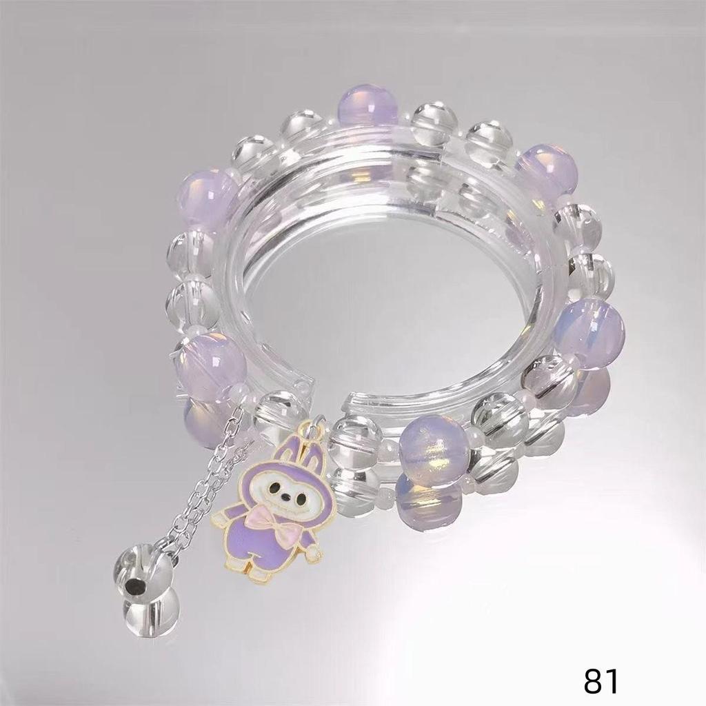 Mori Style Mermaid Crystal Bracelet - Sweet, Versatile Design for Women, Students, and Best Friends.