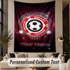 Custom Text Tapestry Sheffield United FC Print Wall Tapestry Indoor Living Room Wall Decor