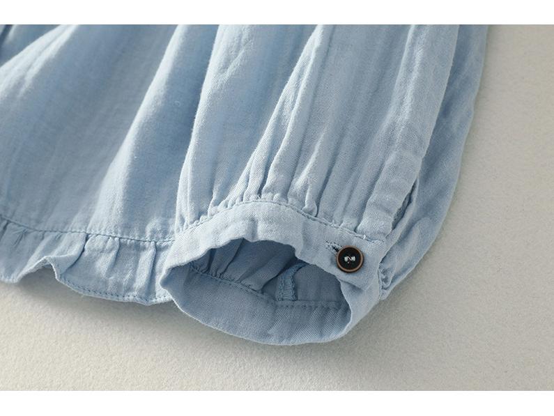 Women's Long Sleeve Double-Layer Cotton Gauze Shirt - Stylish Early Autumn Fashion 2025