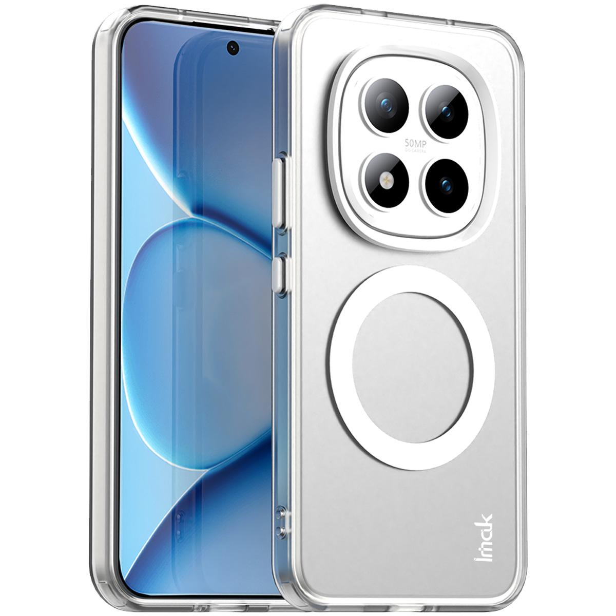 

Для Redmi Note 15 Pro Plus 5G Чехол для телефона IMAK Chocolate Магнитный чехол Redmi Note 15 Pro Plus 5G белый