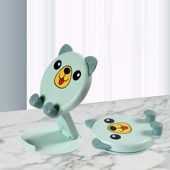 Mobile Phone Holder Portable Cute Cartoon Universal Foldable Desktop Tablet Phone Lifting Bracket