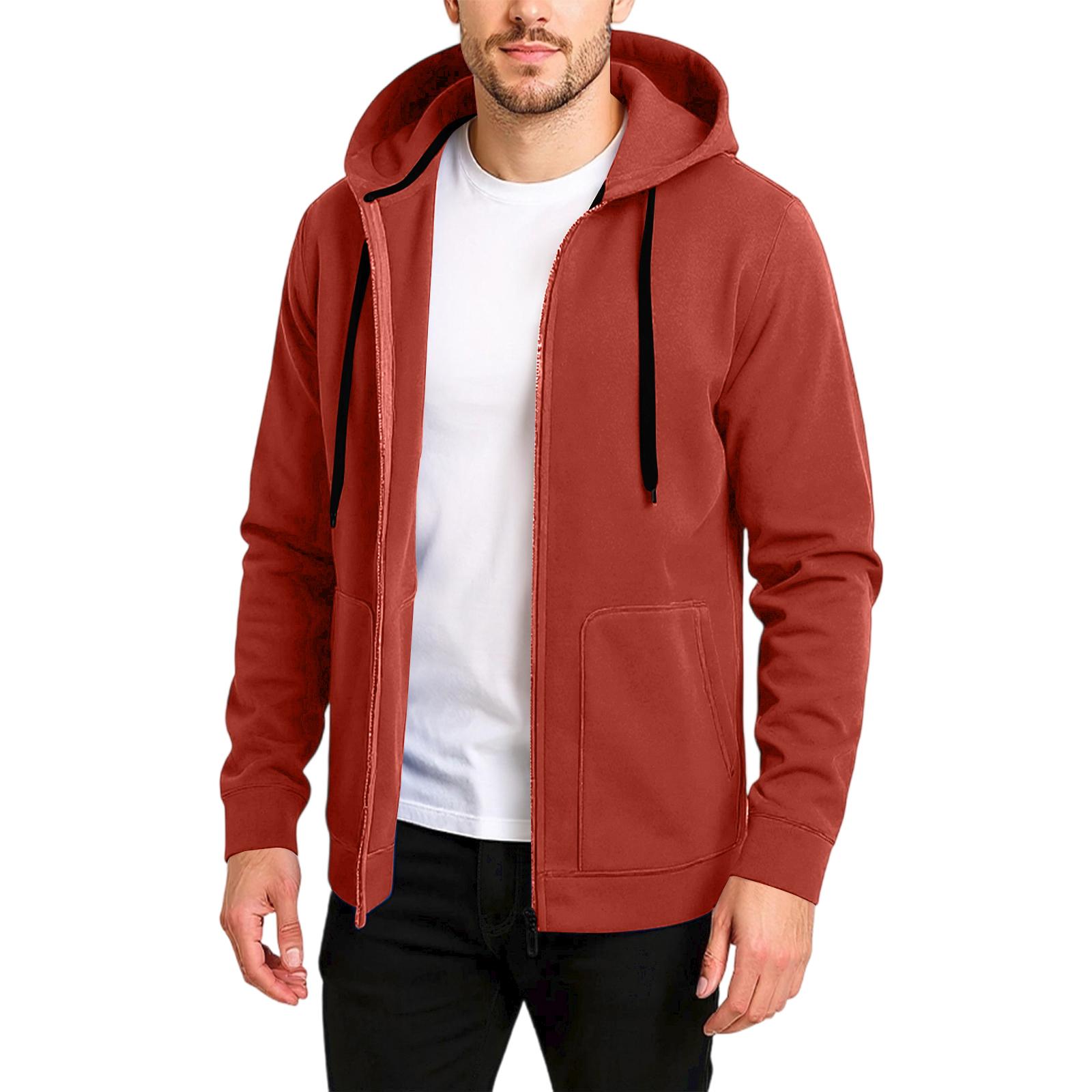 

Men s Loose Leisure Hooded Hood Hoodie L шафрановый