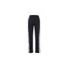 Adidas Originals Trefoil Side Button Spliced Straight Leg Track Pants Japanese Edition Women Bottoms Black GN2807