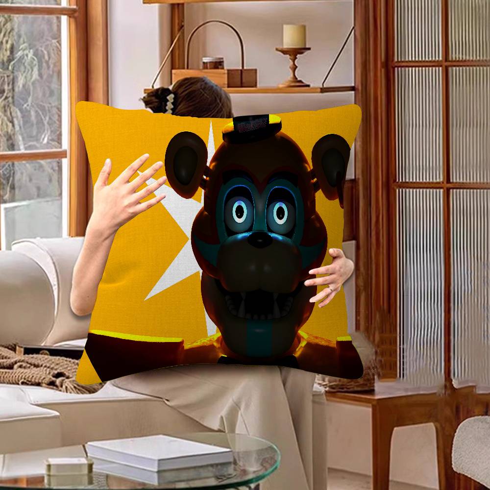 Fnaf F-FiveS-nights-At-Freddys Pillow Gift Home Office Decoration Bedroom Sofa Car Cushion Cover Case 45x45