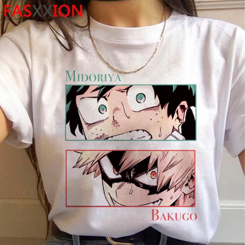 My Hero Academia Bakugou Todoroki Boku No Hero Bnha T-shirt T Shirt feUnisex Tumblr Aesthetic Clothes Harajuku Kawaii