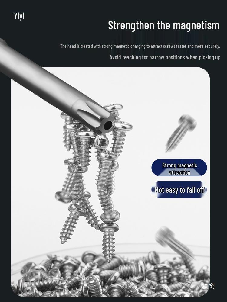 Hex Socket Air Impact Driver Bit Set: 1/4 Extended Wrench, Sizes 6T-30T, Electric Screwdriver, Strong Magnetic