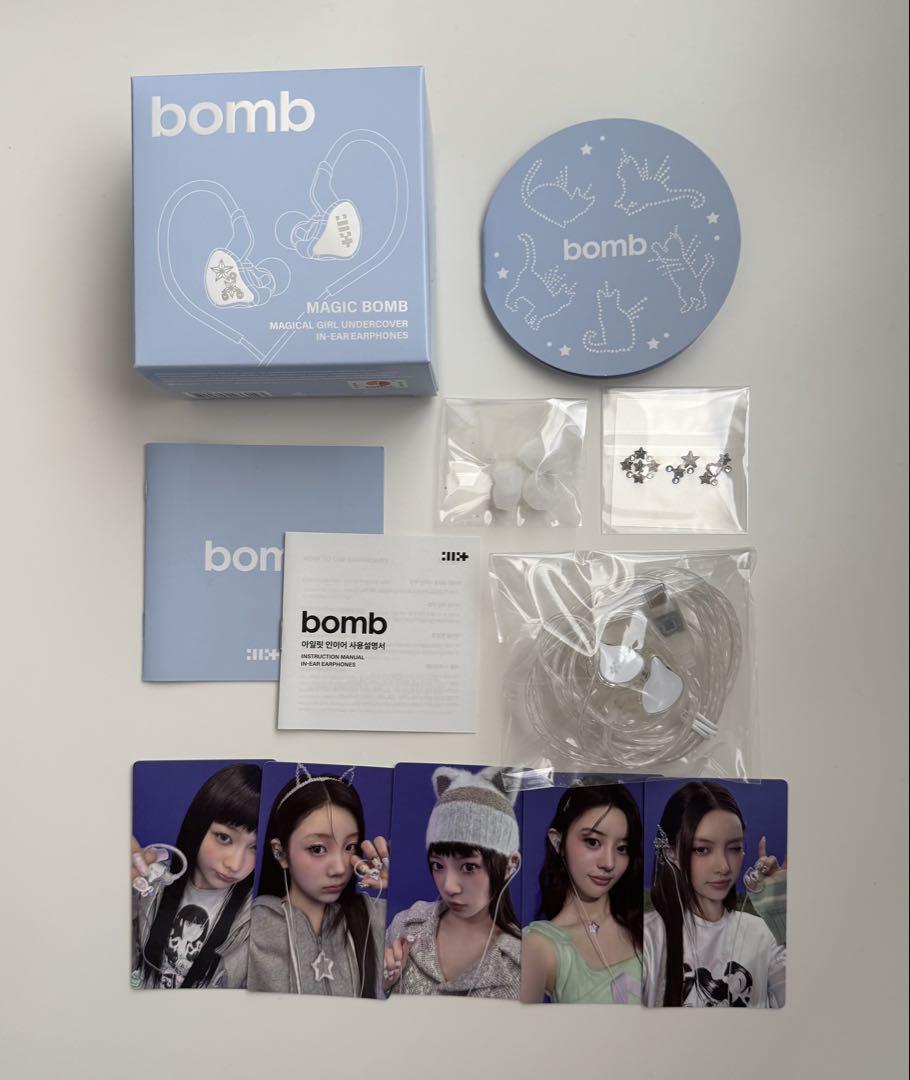 

[USED] ILLIT in-ear monitor earphones bomb album