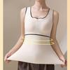 Autumn Winter De Velvet Thermal Vest Women Padded Shaping Thermal Underwear Sleeveless Vest with Chest Pads