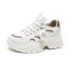 New dad shoes women's spring student sports running casual shoes thick sole height street shot