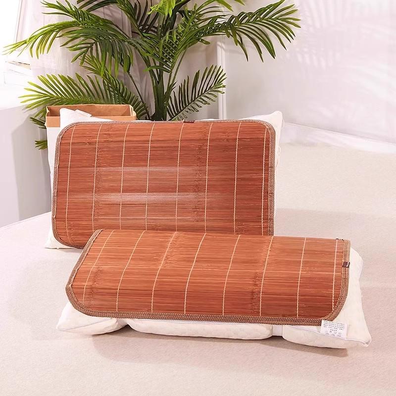 Adult Rattan Pillowcase: Bamboo Cool Mat for Summer