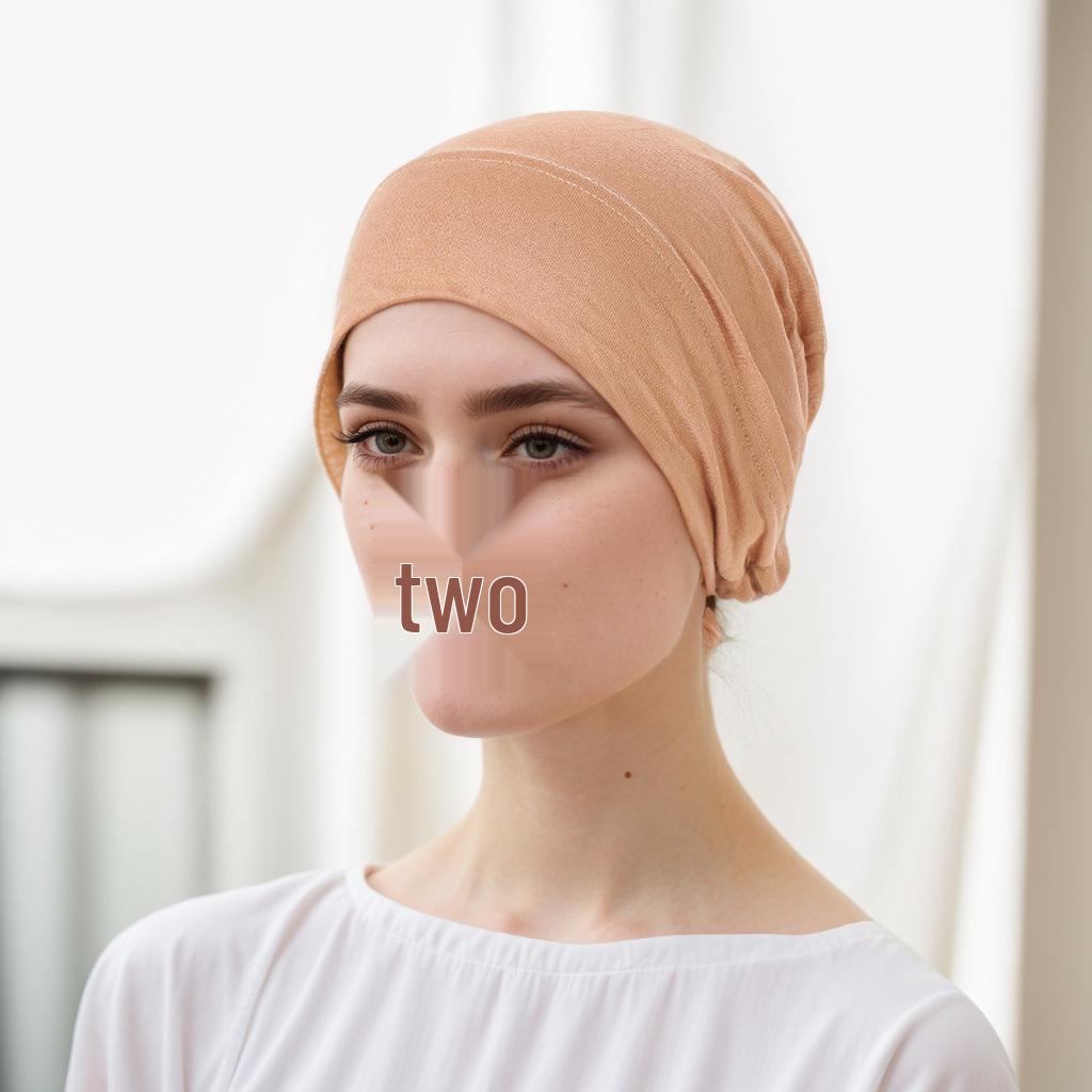 Pañuelo para la cabeza de algodón y seda elástico con cordones ajustable, gorro para quimioterapia