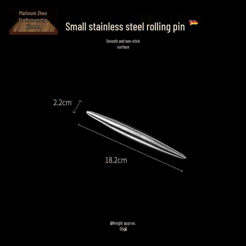 Platinum Chef 304 Stainless Steel Non-Stick Rolling Pin