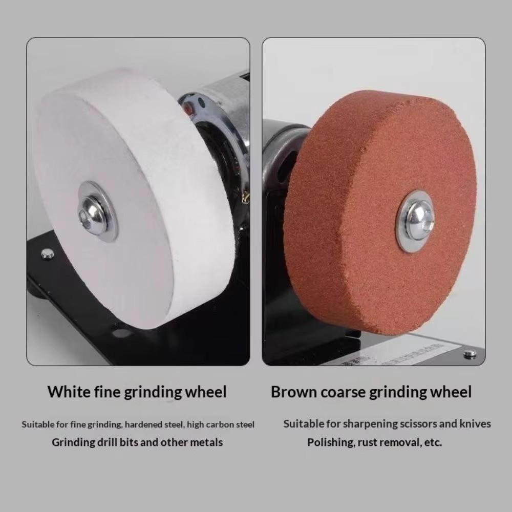 Sturdy Base Electric Grinder Machine Speed Adjustable Dual Wheel Grinder  Polishing