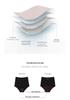 Leak-Proof High-Waisted Seamless Menstrual Underwear for Women, Breathable Cotton Crotch, Plus Size Available