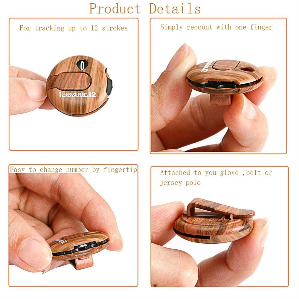 Attachment Mini Golf Stroke Indicator Golf Stroke Counter Score Keeping Device Golf Scorekeeper