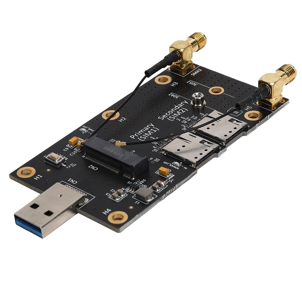 Adapter NGFF (M.2) To USB3.0 with SIM Card Slot Antenna Connector for 3G4G5G Module