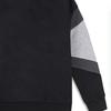 Nike Sweatshirt With Patchwork Design And Logo Print Round Neck Pullover Long Sleeve Kids Sweatshirts Black CD7280-010