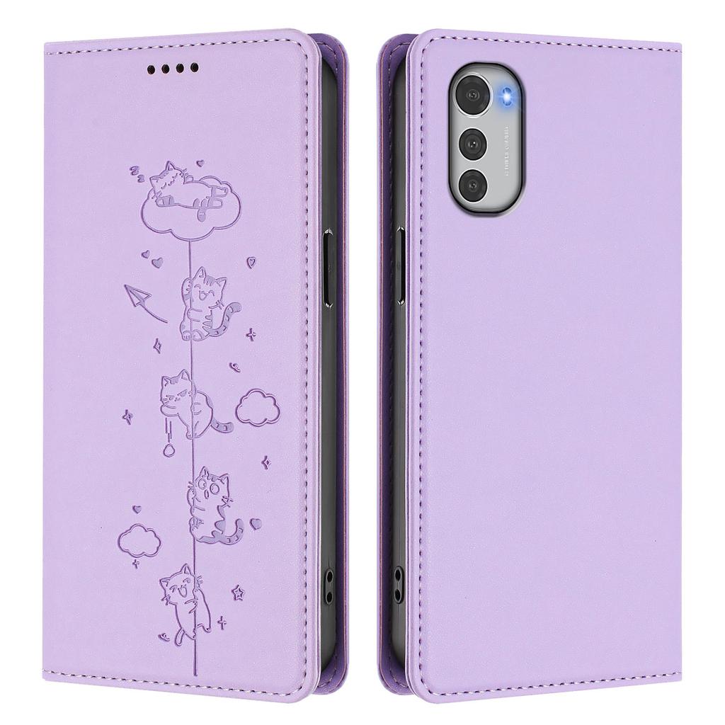 Leather Flip Case For Motorola Moto E40 E32s E32 E30 E22i E22 E20 E15 E14 E13 E7 Power  Magnetic Wallet Phone Cover