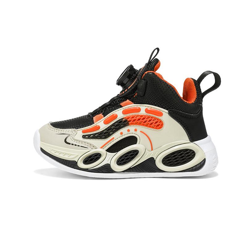 Boys' sports shoes Boys' shoes 2025 new running leather basketball shoes breathable medium and large children's boys non-slip