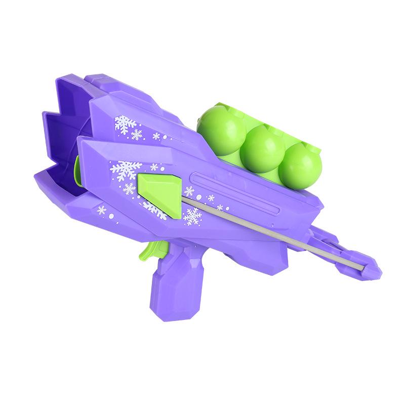 Children's Snowball Launcher - Winter Outdoor Play Snowball Thrower and Clip for Snowball Fights