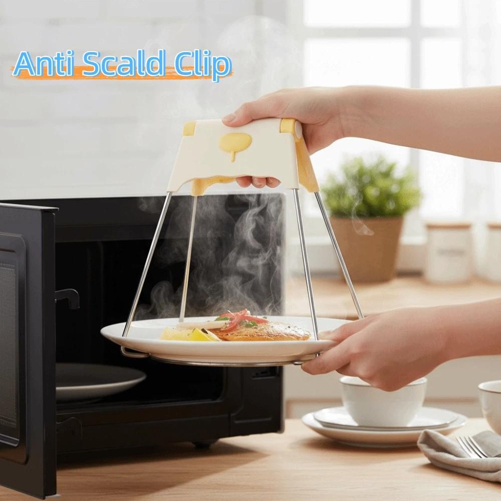 Rutschfest Hitzebeständig Clip Silikon Griff Schüsselhalter Handklemme Topfgreifer Kasserolle