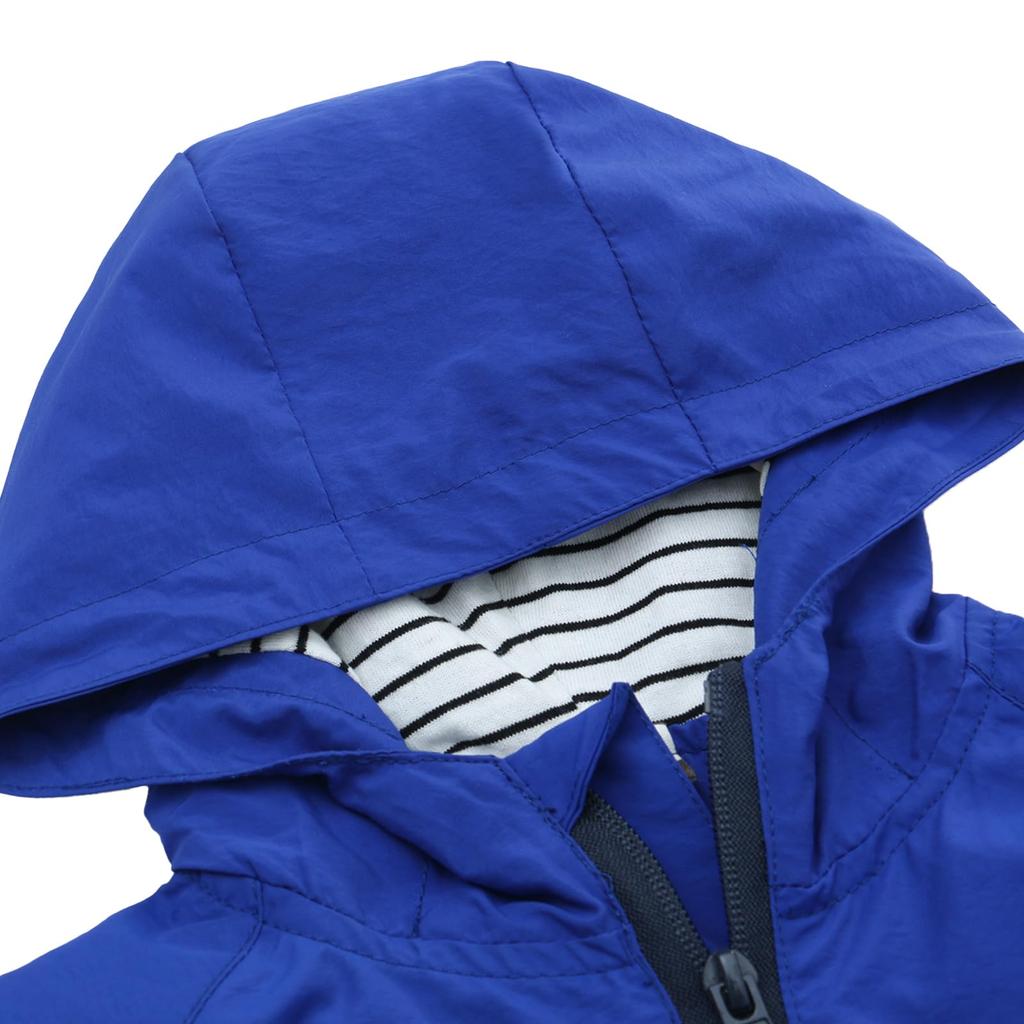 famuka Lightweight Lined and Outerwear Mountain and Embroidered 24 Kids' Boys' Children's Baby's Parka, Water-Repellent, Windproof, Cold-Proof, (JP,