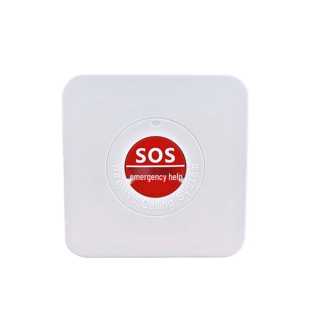 Wireless 433 Emergency Alarm Button with Pull Cord for One-Button Help Waterproof Button