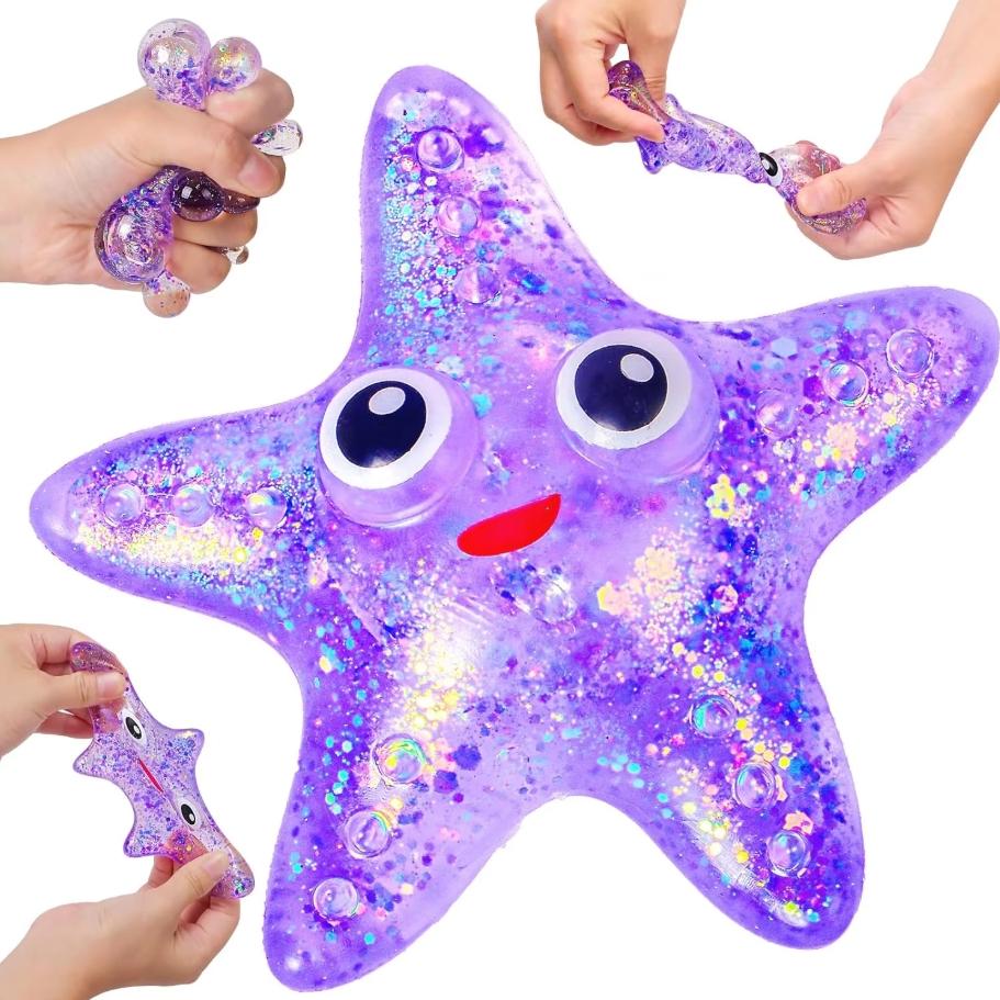 Quetsch-Oktopus Stressbälle für Kinder & Erwachsene - Sensorisches Fidget Spielzeug, Klassenzimmerpreise, Partygeschenke, Stressabbau Spielzeug