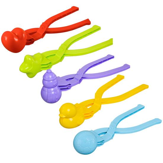 Schneeballmacher Ente Schneemann Herzform Schnee Spielzeug mit ergonomischem Griff Winter Schneeballschlacht Macher Werkzeug Clip