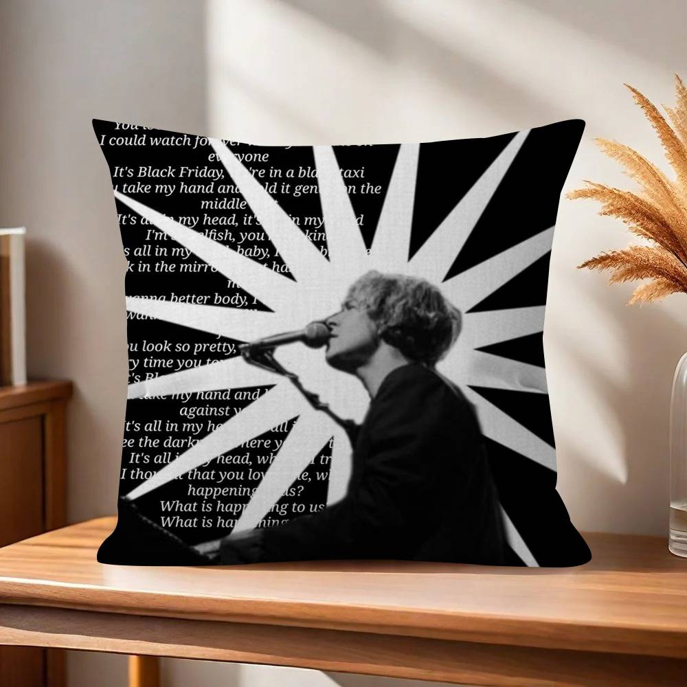 

Singer TTom Odell A Wonderful Life Office Cushion Pillowcase Car Cushion Cover45X45CM Lumbar Pillowcase Sofa Pillowcover 30x30cm