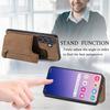 D15 For Samsung Galaxy S24 Wallet Case Retro PU+TPU Anti-scratch Kickstand Phone Shell