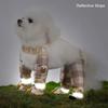 Reflective Stripe Pet Leggings Adjustable Full Leg Protection Dog Pants Waterproof Dust-proof Boot Legging for Outdoor Strolling