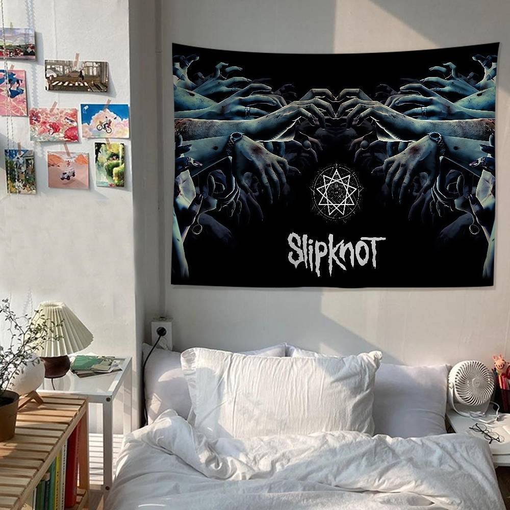 Band Rap SSlipknot Colorful Tapestry Wall Hanging Bohemian Wall Tapestries Mandala Wall Art Decor