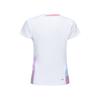 Li Ning Badminton Series Quick-Dry Cool Straight-Cut Short Sleeve T-Shirt Women Tops White AAYU128-2
