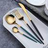 24-Piece Stainless Steel Western Steak Knife Set - Durable, Dishwasher Safe Home Kitchen Tableware Essentials