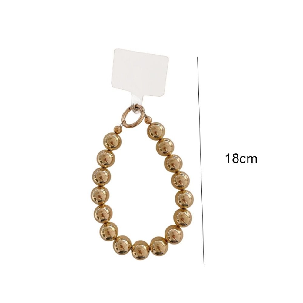 Luksuriøs Elektroplettert Perlekjede til Telefon Kvinner Mote Telefon Lanyard Telefonstropp Vesketilbehør