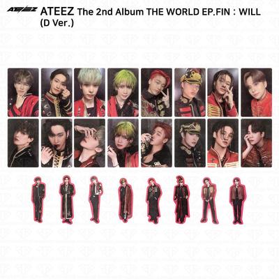 2. album WORLD EP.FIN WILL Nálepka na pohľadnicu D ver. KPOP K-POP